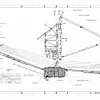 Eine Konstruktionszeichnung des James Webb Space Telescope (JWST).