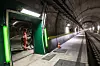 Nothaltestelle im Gotthard-Basistunnel