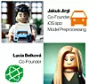 Die Unternehmensgründer Jakub Jirgls und Lucia Belková präsentieren sich auf ihrer Website ebenfalls als Lego-Figuren.