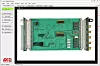 MCD Vision-Toolmonitor bei einer Platinenprüfung,