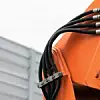 Hydraulikschläuche in mobiler Maschine,