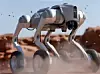 Da fliegen die Fetzen, äh Steine: Unitree Roboterhund in der All-Terrain-Version Go2-W.