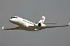 Hochmoderner Falcon 6X Businessjet von Dassault Aviation mit einer Reichweite von mehr als 10.000 Kilometern.