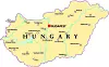 Hungary Politcal Map -