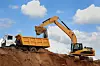 Bagger im Einsatz,