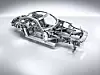 Der Rohbau des Mercedes-AMG GT wiegt nur 231 Kilogramm. Dieser Spitzenwert im Sportwagensegment