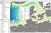 Interaktive offshore Karte mit europäischen Windparks Fraunhofer IWES