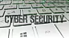Cyber Security auf Tastatur,