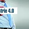 Industrie 4.0 mit Mann,