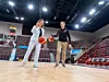 Immer am Ball bleiben: Lapp-Personalchefin Dr. Wilma Kauke und Nachwuchskoordinator Timo Probst, haben im Gespräch über die Talentgewinnung viele Parallelen zwischen Business und Basketball festgestellt.