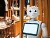 Pepper Robot Assistant with Information screen Souvenir shop Business technology : Tokyo, Japan - Nov 19, 2024