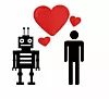 Mensch und Roboter,