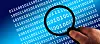 Datencode mit Lupe,
