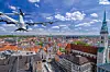 So soll es dereinst aussehen, wenn der CityAirbus über der Innenstadt von München unterwegs ist.