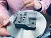 3d gedrucktes Probebauteil aus Metall mittels additiver fertigung