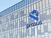 Amsterdam, Netherlands. May 2, 2022. Editorial Use Only, 3D CGI. Prosus Signage Logo on Top of Glass Building. Workplace Investment Company Office Headquarters.