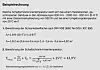 Beispielrechnung,