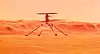 Helikopter am Mars Anlauf,