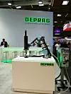 Automatica 2025: Cobot-gestützte Verschraubung war bei Deprag zu sehen.