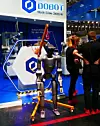Automatica 2025: Möchte in München gern ein wenig abhängen: Humanoider von Dobot.