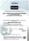 Die R.E.T. Reiff Elastomertechnik GmbH erfüllt DIN EN ISO 14001 Norm 1