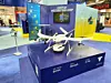 Quasi die große Schwester der Festo-Biene war am Stand der Europäischen Investitionsbank zu sehen: die Lieferdrohne Wingcopter mit fast 5 Kilogramm Payload.