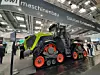 Vermutlich eines der größten Exponate auf der Messe: eine hochautomatisierte Landmaschine von Claas.