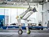 Zweirädriger selbstbalancierender Logistikroboter