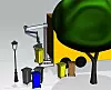Simulation des KI-gestützten Roboters