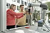 Der praxisnahe Demonstrator am Fraunhofer IESE veranschaulicht das Zusammenspiel von Produktionsanlagen, Digitalen Zwillingen auf Basis der Verwaltungsschale und Datenräumen.