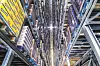 Das automatische Hochregallager bietet auf 40 m Höhe mehr als 92.000 Palettenstellplätze.