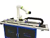 Die Movotrak CTU von Thomson macht den Fanuc-Cobot entlang einer Linearachse mobil und vergrößert so seinen Arbeitsbereich.