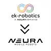 Ab jetzt ein gemeinsamer Markenauftritt: Die bisherige FTS-Marke EK Robotics geht in Neura Mobile Robots auf.