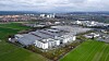Das Gerätewerk von Siemens in Erlangen von oben